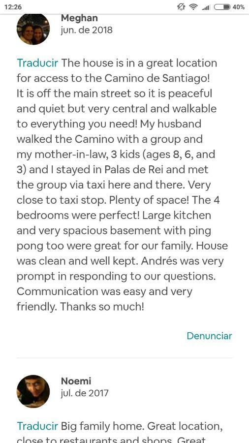 Preciosa Casa De 4 Habitaciones En Pleno Corazon Del Camino De Santiago! Palas de Rei المظهر الخارجي الصورة